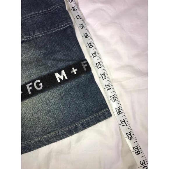 Rare Vintage Men's Marithe Francois Girbaud Distressed Blue Denim Cargo Shorts - Picture 9 of 9